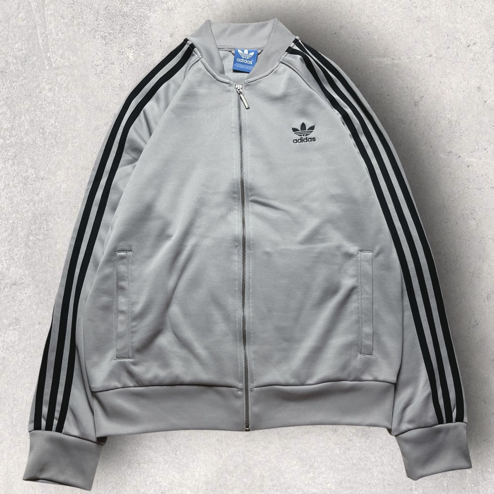 adidas アディダス スーパースター トラックジャケット グレー L