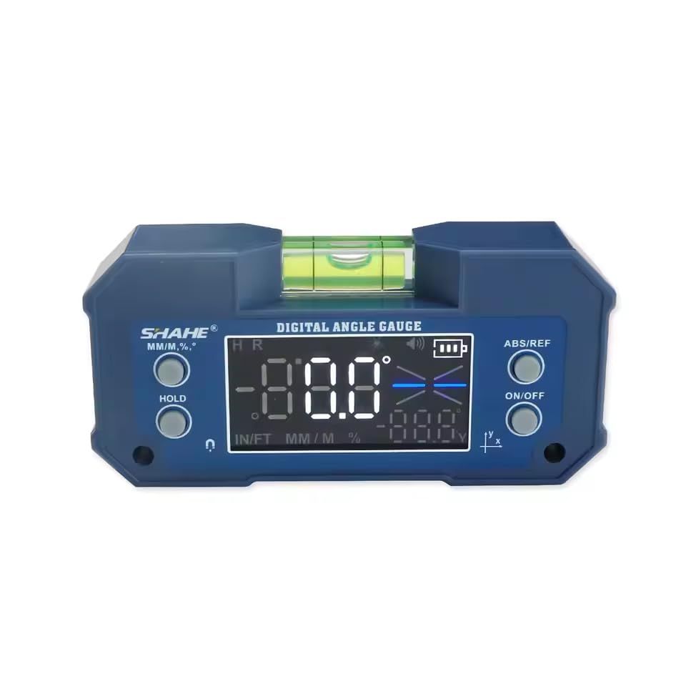 zmart SHAHE MINI 磁気 レベルゲージ 傾斜計 充電式 角度 分度器 2軸 デジタル 角度 ファインダー 水準器付き 日本語説明書付き★m de7271a7