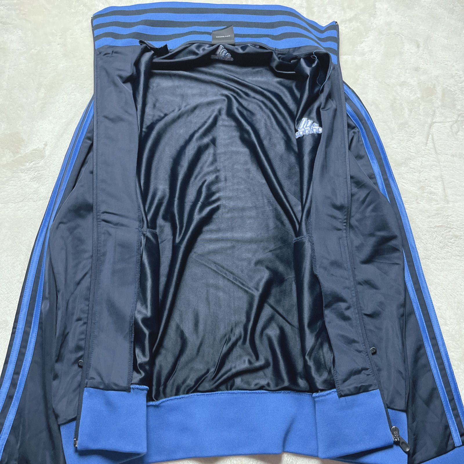 adidas アディダス トラックジャケット ネイビー XL ジャージ - メルカリ