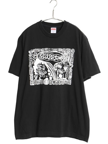 18AW USA製 シュプリーム タブー フェイス プリント Tシャツ メンズ M / グラフィック アート イラスト ヘビーウェイト 黒 白 モノトーン