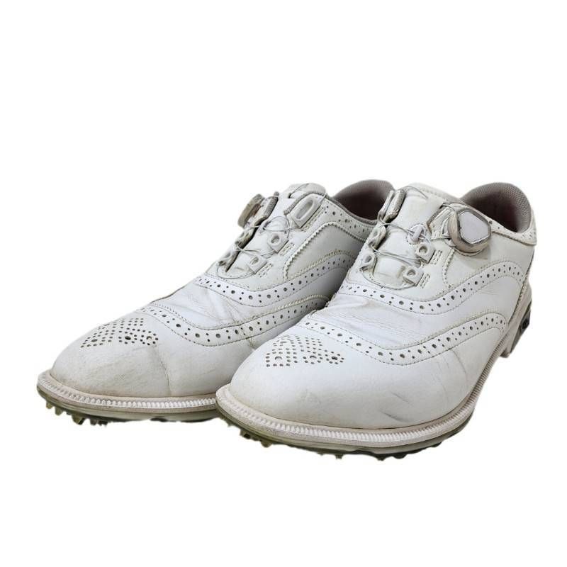 Callaway キャロウェイ ゴルフシューズ Callaway Tour Precision 1030 サイズ27cm ホワイト シューズケース付属 【中古】 22605K491