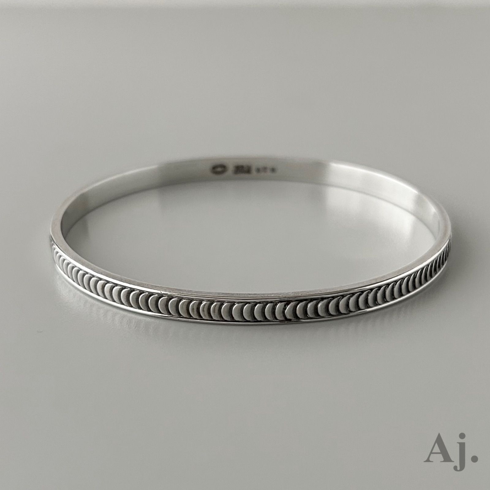 ジョージジェンセン バングル 328 AG925 ヴィンテージ Georg Jensen