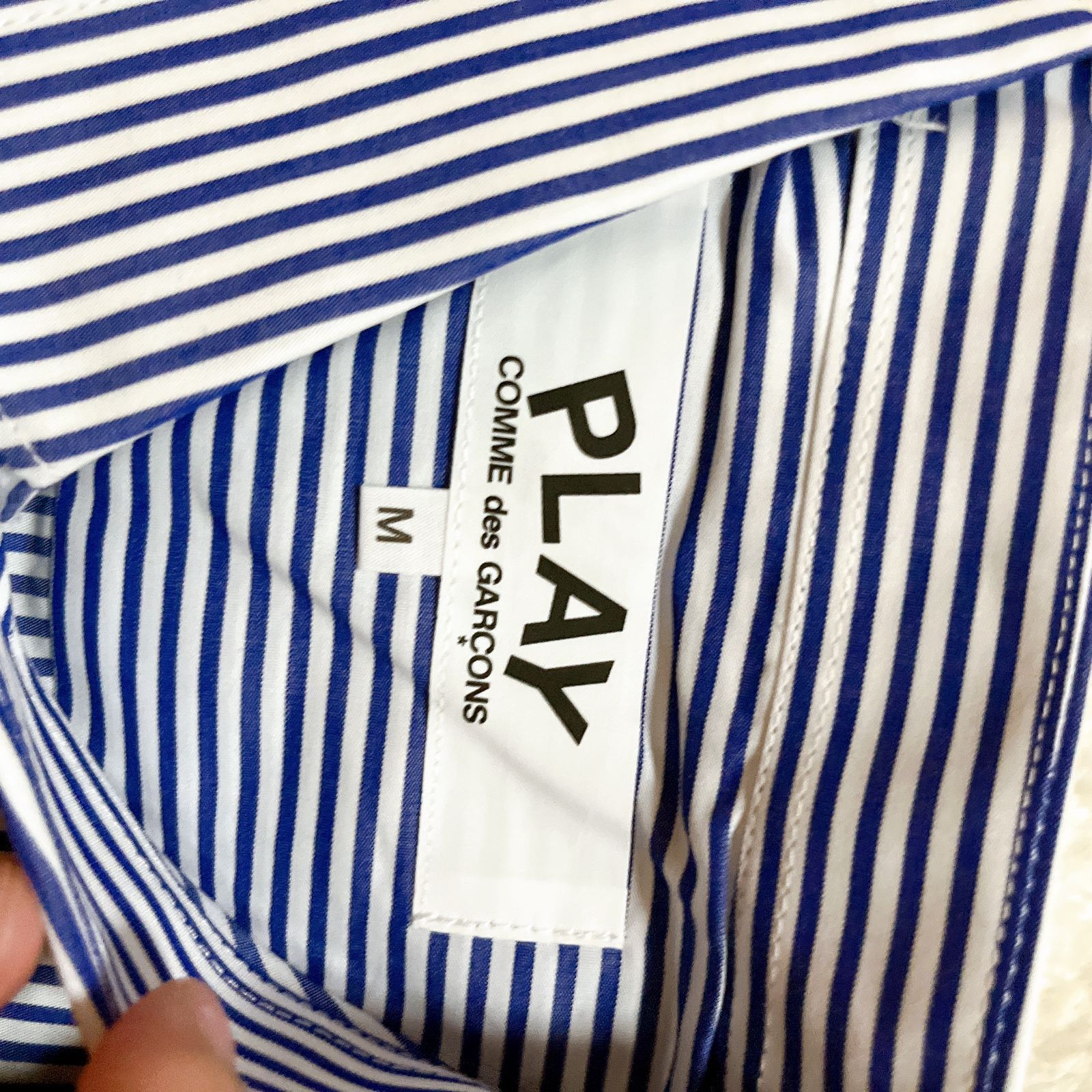 PLAY COMME des GARÇONS 半袖Tシャツ M ストライプ - メルカリ