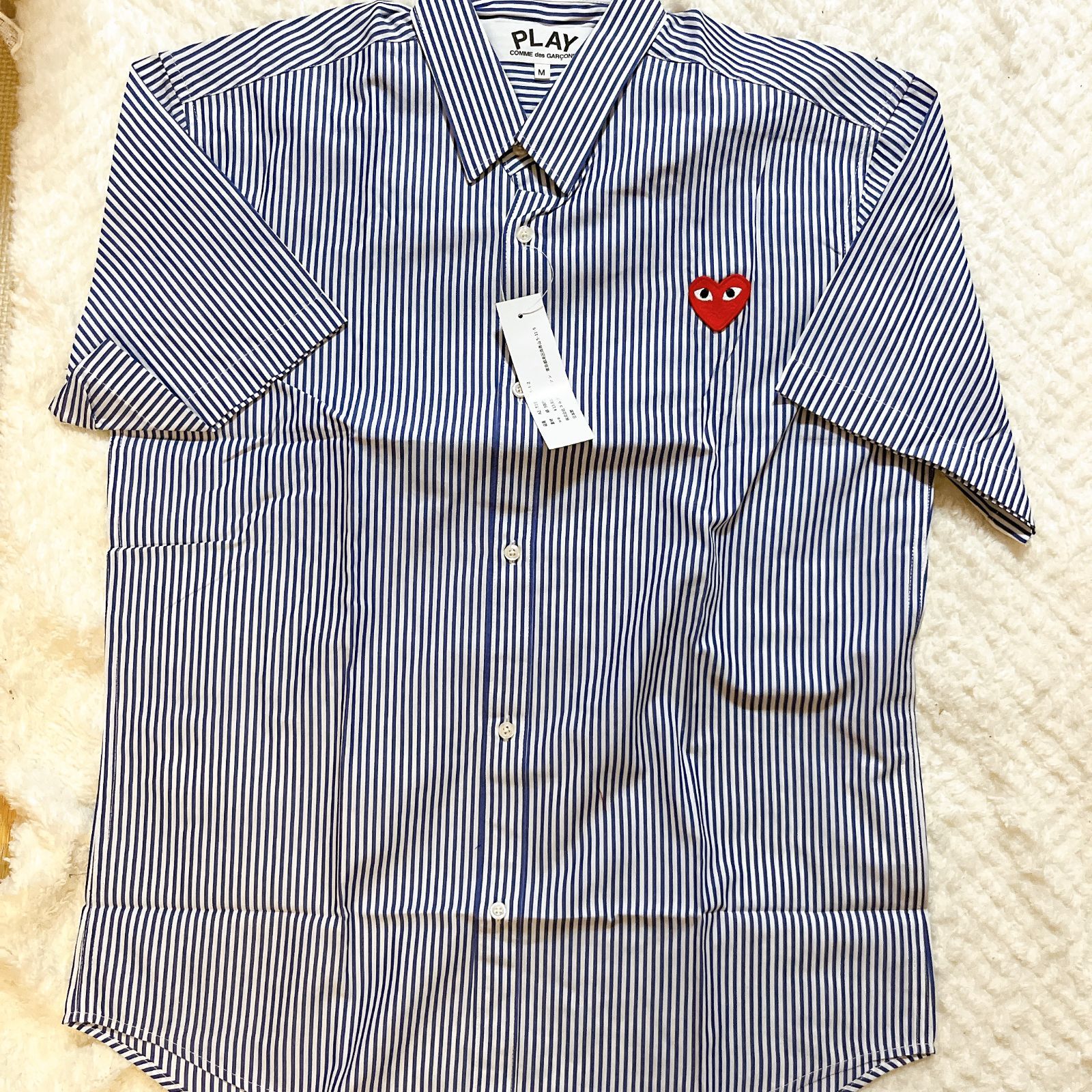 PLAY COMME des GARÇONS 半袖Tシャツ M ストライプ - メルカリ