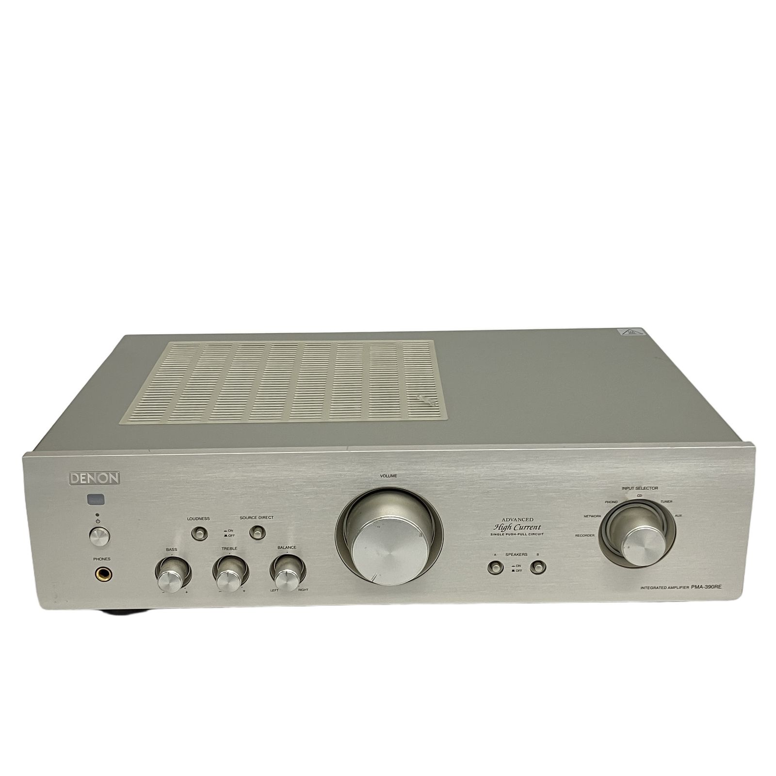 DENON PMA-390RE プリメインアンプ シルバー系 PHONO入力付きアンプ