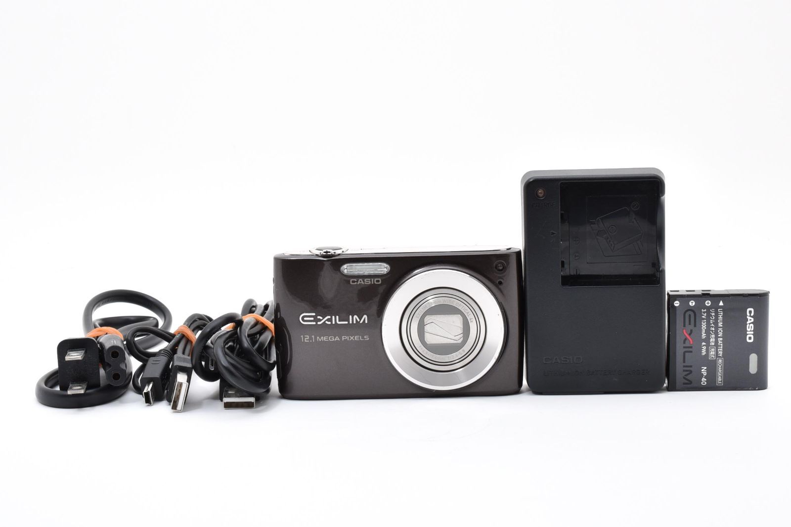 ★良品★カシオ CASIO EXILIM EX-Z400 ブラウン★ Y758 #5145