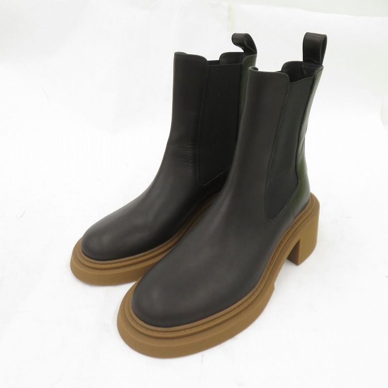 【瀬戸大橋店】 中古 LOEWE | ロエベ ブーツ Chelsea boot サイドゴアブーツ M816S05X21 ブラック サイズ：38 【135】 34,320円