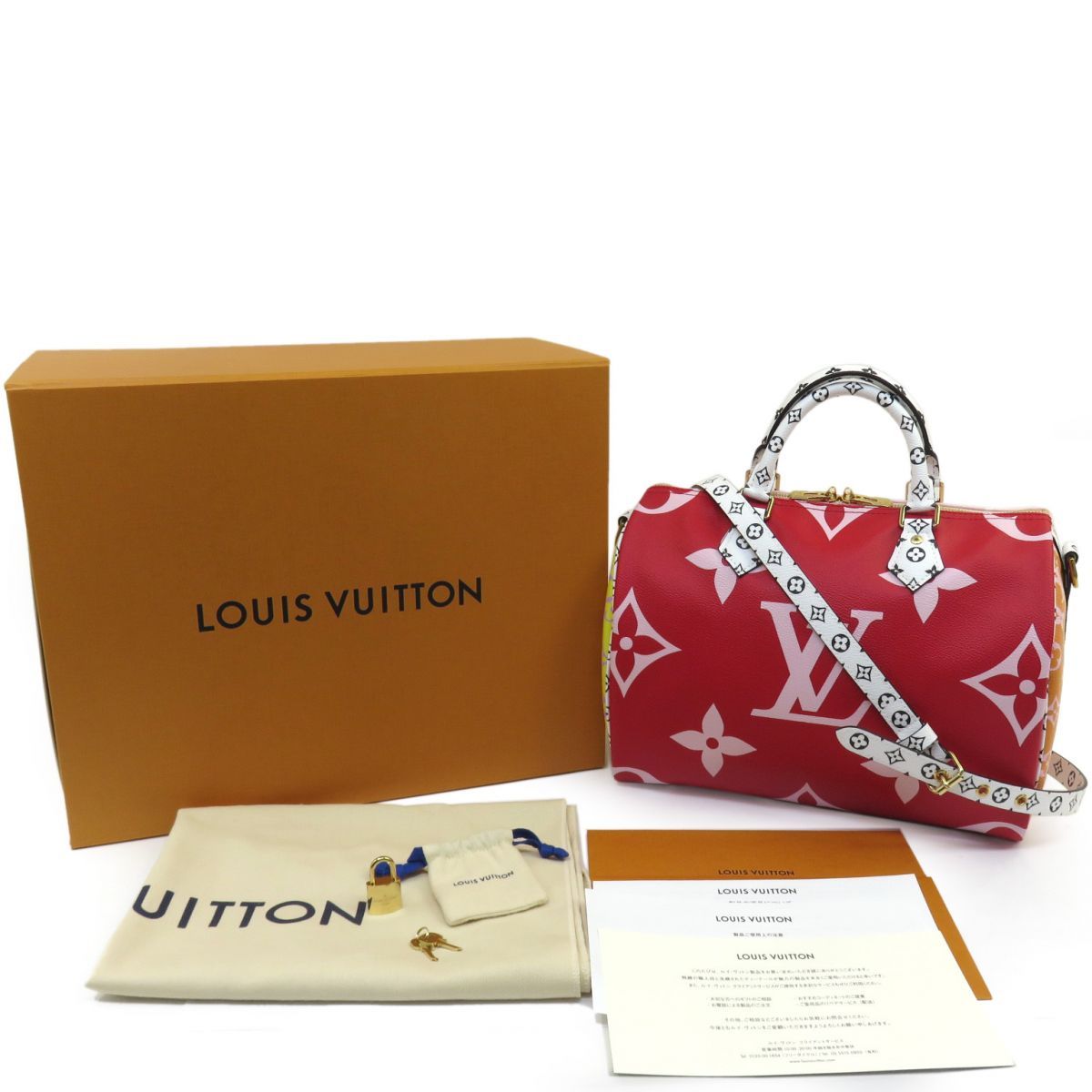 【Sランク】 LOUIS VUITTON ルイヴィトン モノグラム・ジャイアント スピーディ・バンドリエール30 NM M44573 ショルダーバッグ
