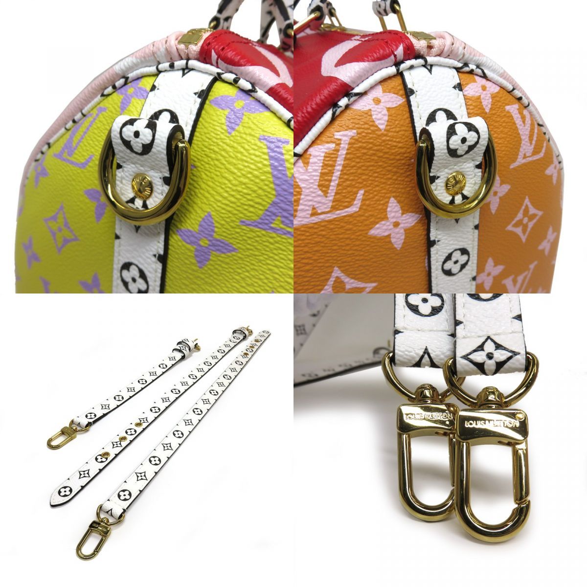 【Sランク】 LOUIS VUITTON ルイヴィトン モノグラム・ジャイアント スピーディ・バンドリエール30 NM M44573 ショルダーバッグ