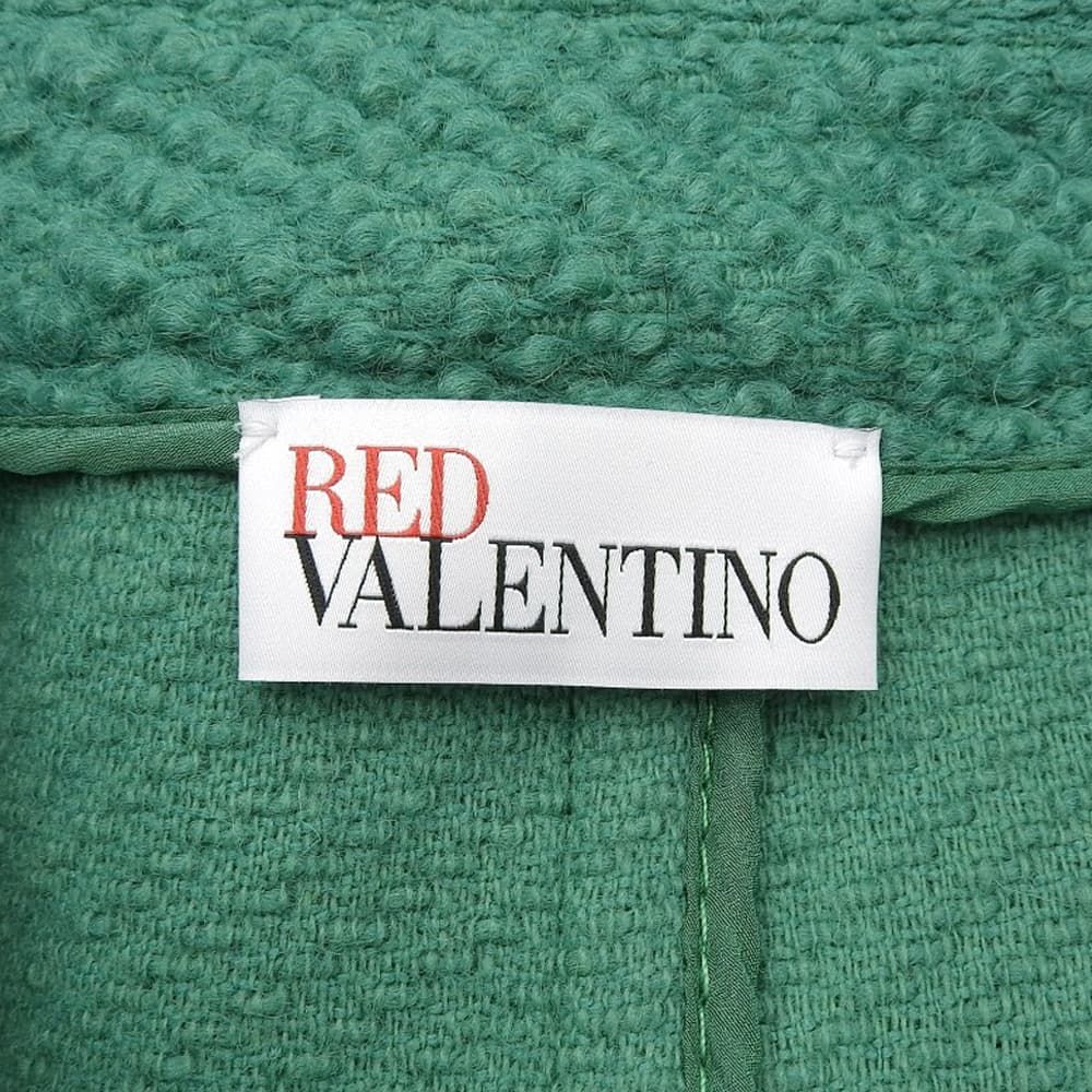 RED VALENTINO レッドヴァレンチノ 美品 ドロップショルダー 金釦 ショートコート レディース グリーン 38 2R3CJB706PF 38 RED VALENTINO レッドヴァレンチノ 美品 ドロップショルダー 金釦 ショートコート レディース グリーン 38 2R3CJB706PF 38