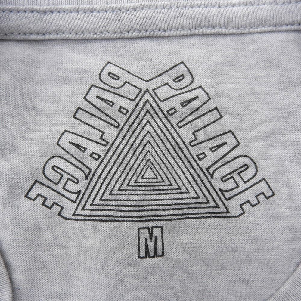 PALACE パレス 美品 グリドル ロングスリーブ Tシャツ トップス メンズ グレー M M PALACE パレス 美品 グリドル ロングスリーブ Tシャツ トップス メンズ グレー M M