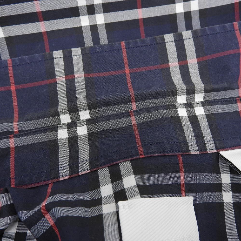 BURBERRY バーバリー ストレッチコットン チェック 半袖シャツ トップス メンズ ネイビー L 8020964 L BURBERRY バーバリー ストレッチコットン チェック 半袖シャツ トップス メンズ ネイビー L 8020964 L