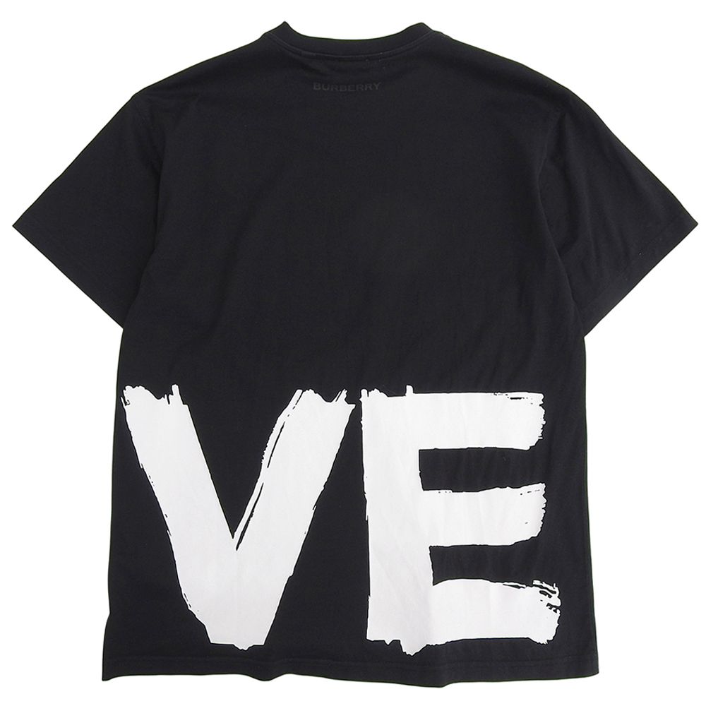 BURBERRY バーバリー CARRICK LOVE PRINT プリント 半袖 Tシャツ トップス メンズ ブラック S 8037302 S BURBERRY バーバリー CARRICK LOVE PRINT プリント 半袖 Tシャツ トップス メンズ ブラック S 8037302 S