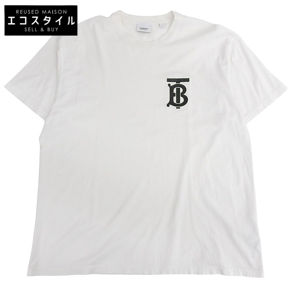 BURBERRY　バーバリー　TBロゴ モノグラム EMERSON TB Tシャツ トップス メンズ ホワイト M 8017485　M