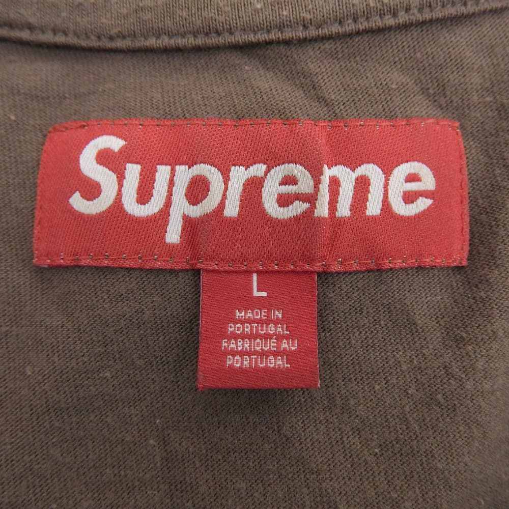 Supreme シュプリーム インターシャ プリント Tシャツ トップス メンズ ブラウン×グリーン L 25SS L Supreme シュプリーム インターシャ プリント Tシャツ トップス メンズ ブラウン×グリーン L 25SS L