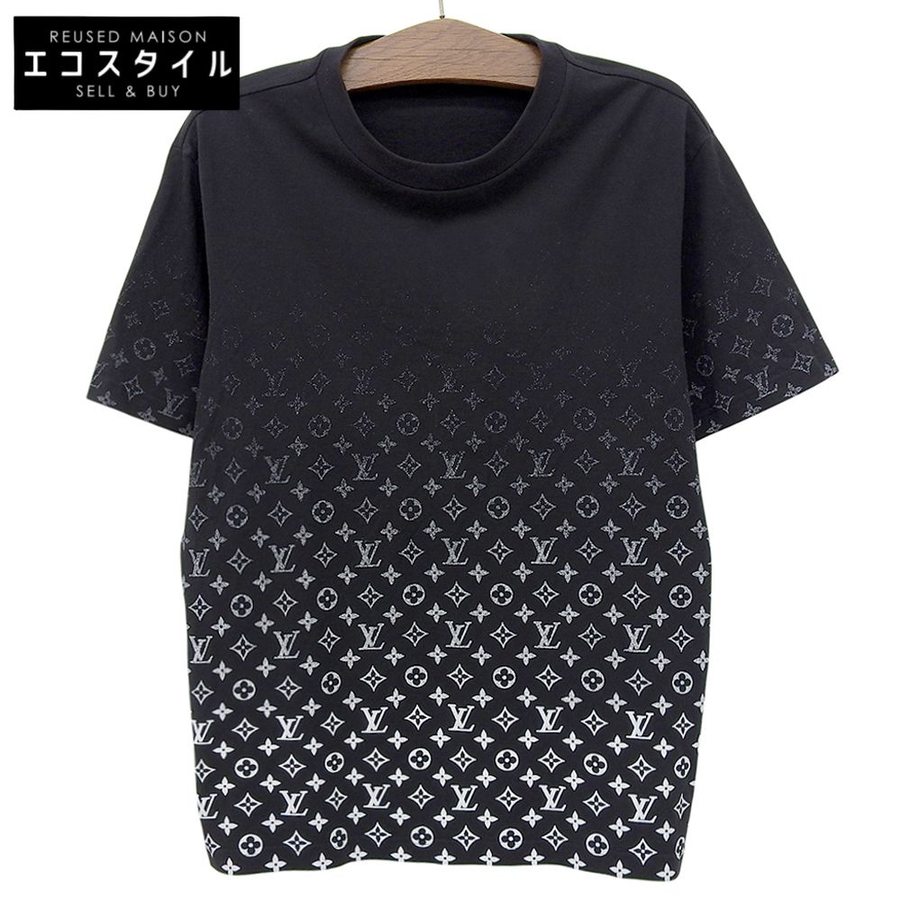 LOUIS VUITTON　ルイヴィトン　美品 モノグラム グラディエント Tシャツ トップス メンズ ブラック XL RM232Q NPG HKY46W　XL