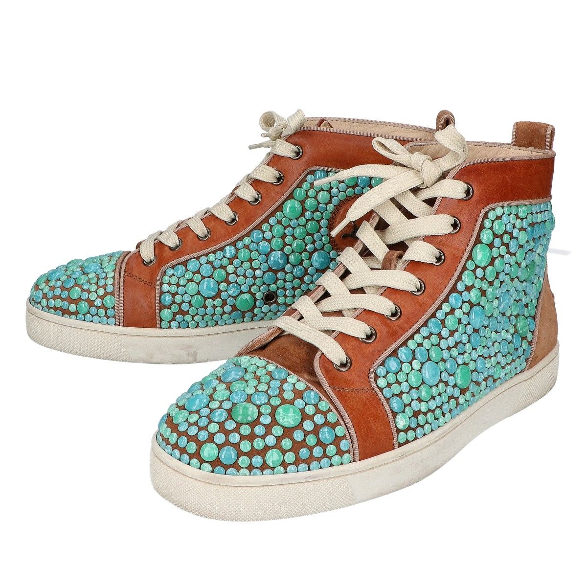 Christian Louboutin クリスチャンルブタン 擬石 MINEROM INDIANA ハイカットスニーカー 41 Christian Louboutin クリスチャンルブタン 擬石 MINEROM INDIANA ハイカットスニーカー 41