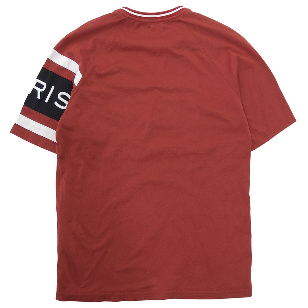 GIVENCHY　ジバンシィ　4GコントラストスリムロゴTシャツ トップス メンズ レッド M BM70KV3002　M