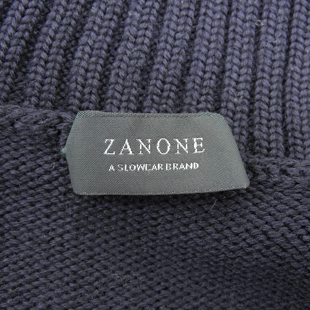 ZANONE ザノーネ ウール100 タートルネックニット トップス メンズ ダークネイビー 44 44 ZANONE ザノーネ ウール100 タートルネックニット トップス メンズ ダークネイビー 44 44