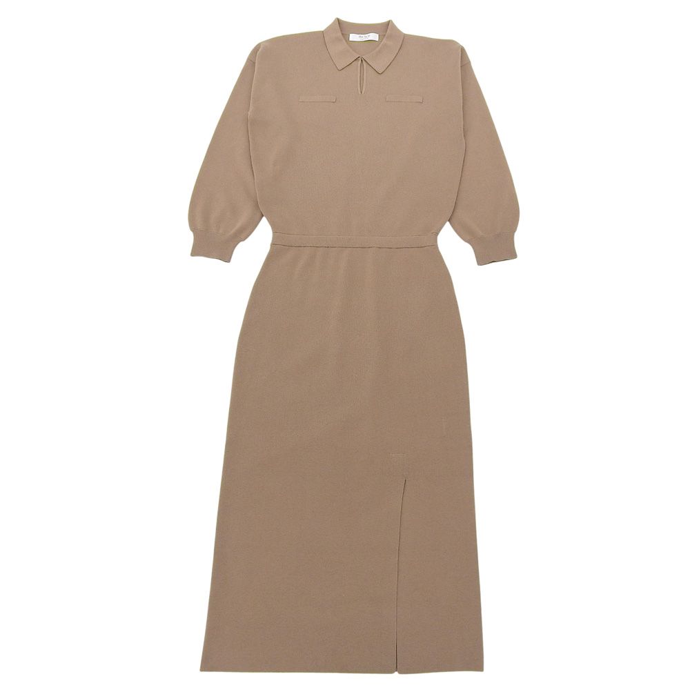 Her lip to　ハーリップトゥ　Serene Collared Knit Dress ワンピース レディース ブラウン M 1254205139　M