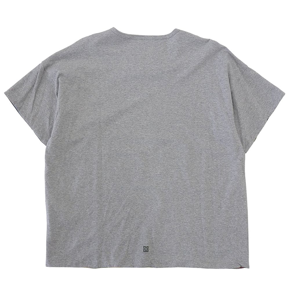 GIVENCHY　ジバンシィ　ヴィンテージ ショートスリーブ Tシャツ トップス メンズ グレー L BM71KN3YHU　L