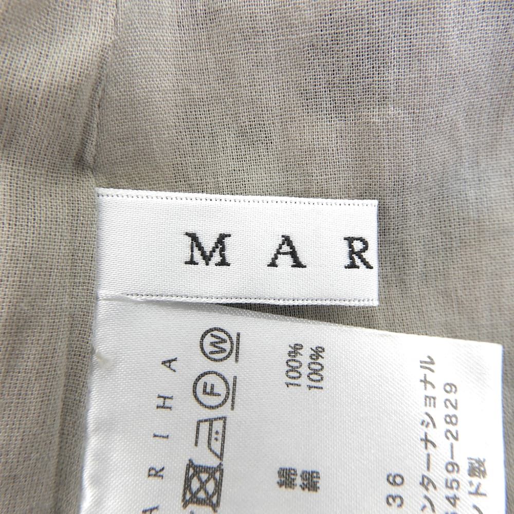 MARIHA　マリハ　ドット 夜空のドレス ワンピース レディース グレー系×ブラック 36　36