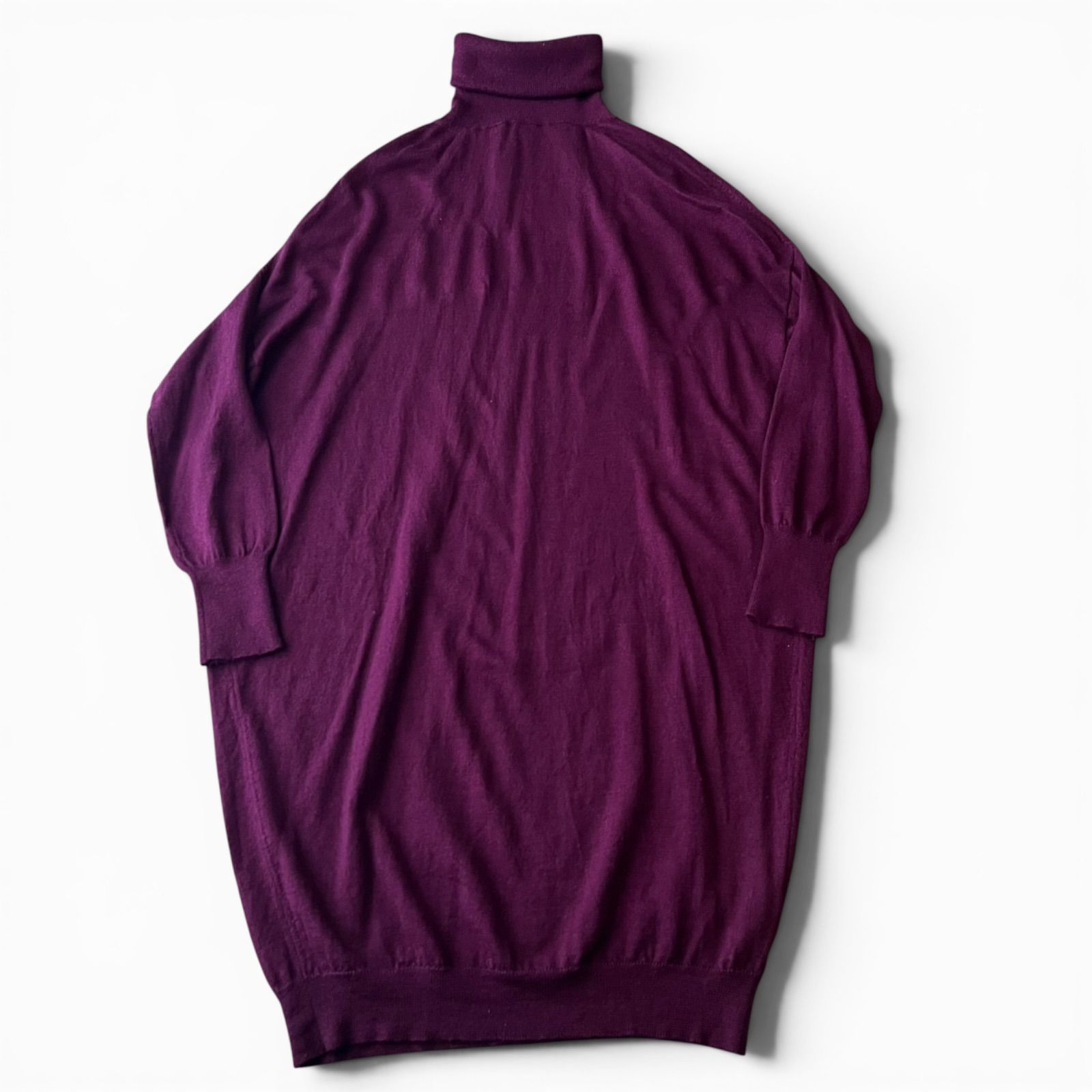 JIL SANDER ラフシモンズ期 マルチカラーコットンニット48サイズ ジルサンダー JILSANDER ニットワンピース ウール カシミヤ シルク