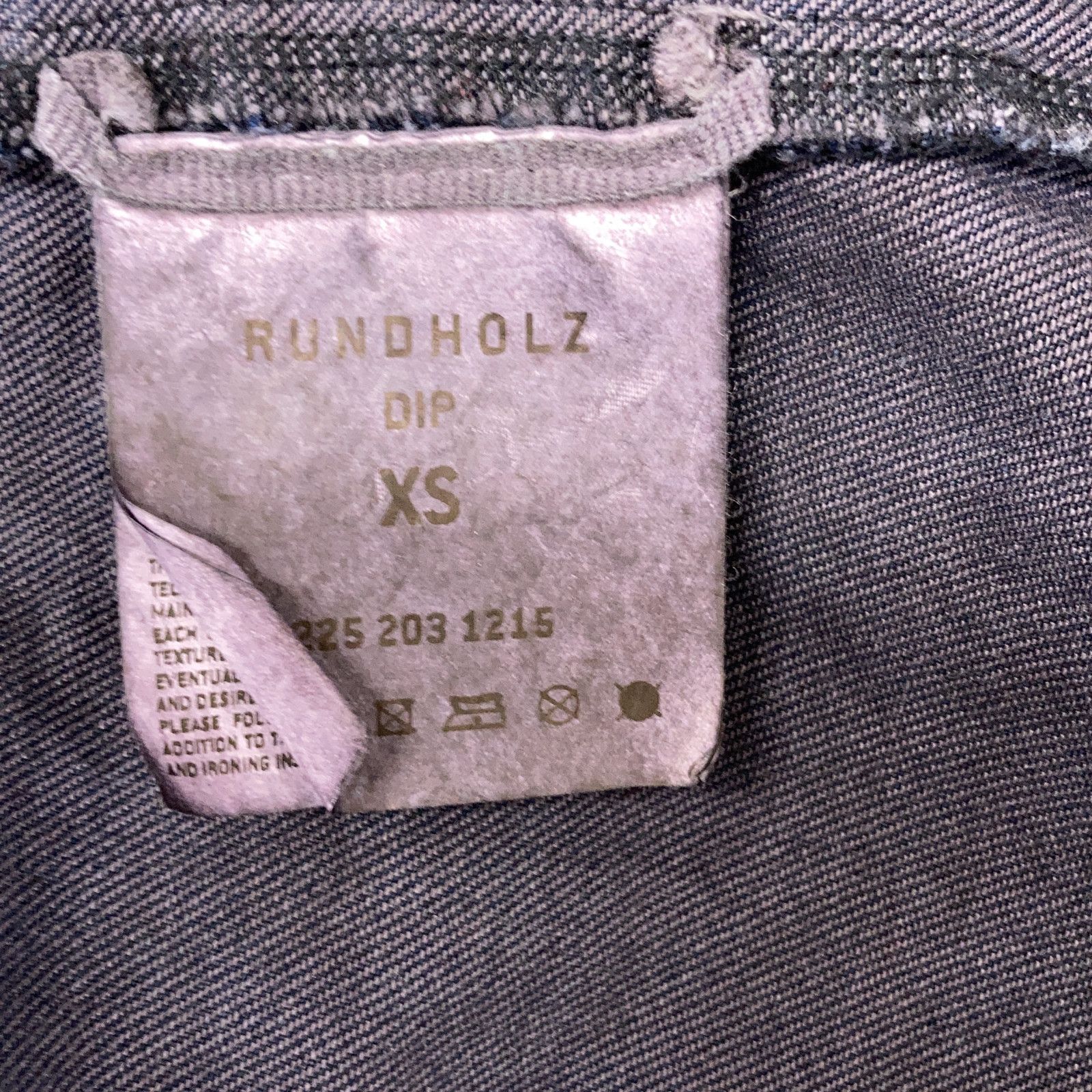 ROUNDHOLZ ランドホルツ インディゴ オーバーダイ色ムラ加工 オーバーサイズロングコート XS ROUNDHOLZ ランドホルツ インディゴ オーバーダイ色ムラ加工 オーバーサイズロングコート XS