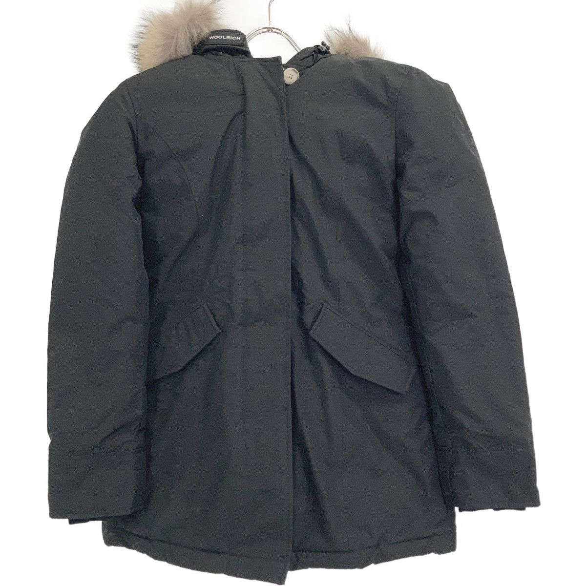 WOOLRICH　ウールリッチ　CFWWOU0538FRUT0001 ブラック ファーフード ダウンジャケット　XS