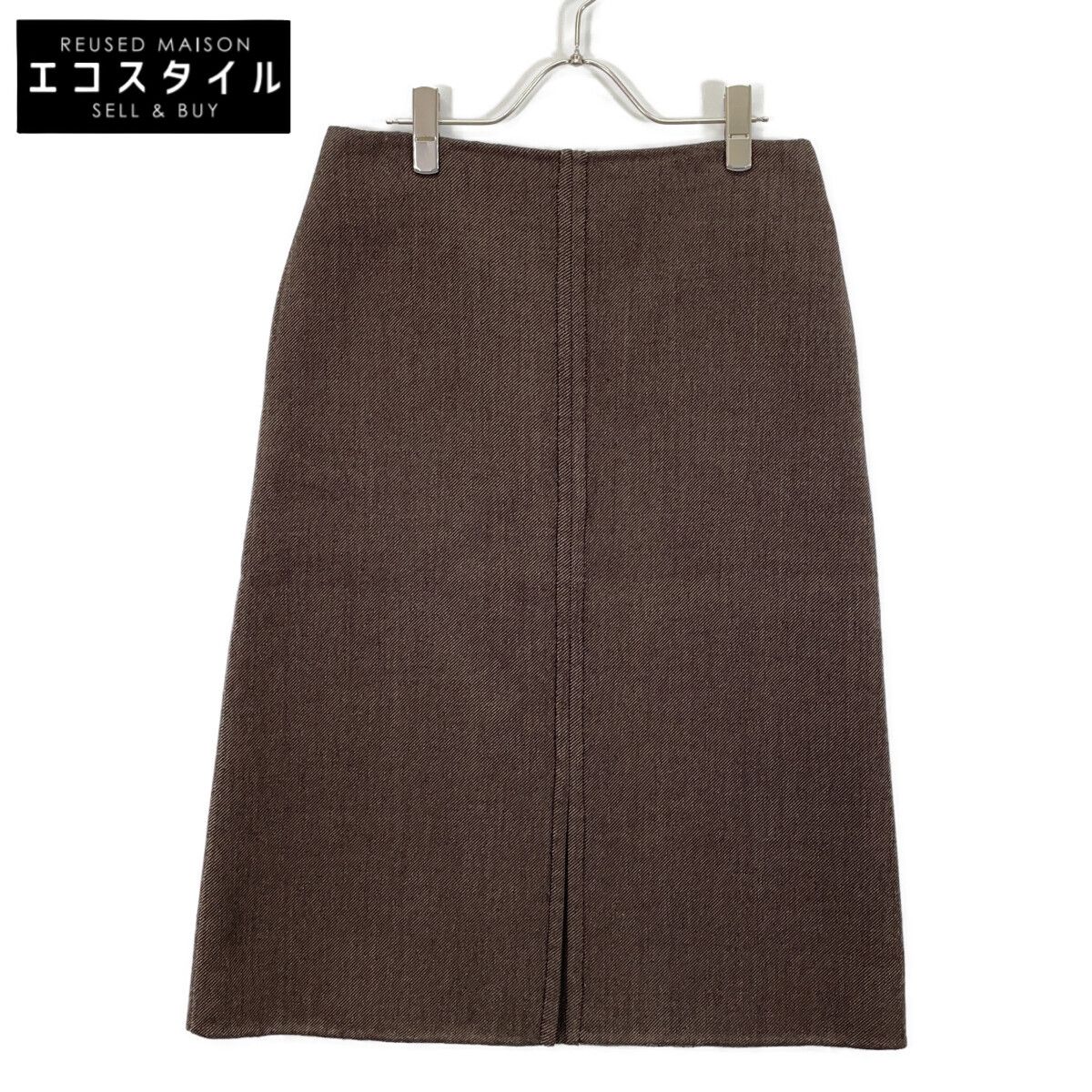 JIL SANDER ジルサンダー 【美品/国内正規】JSPP351885 シルク混ウール スリット 34