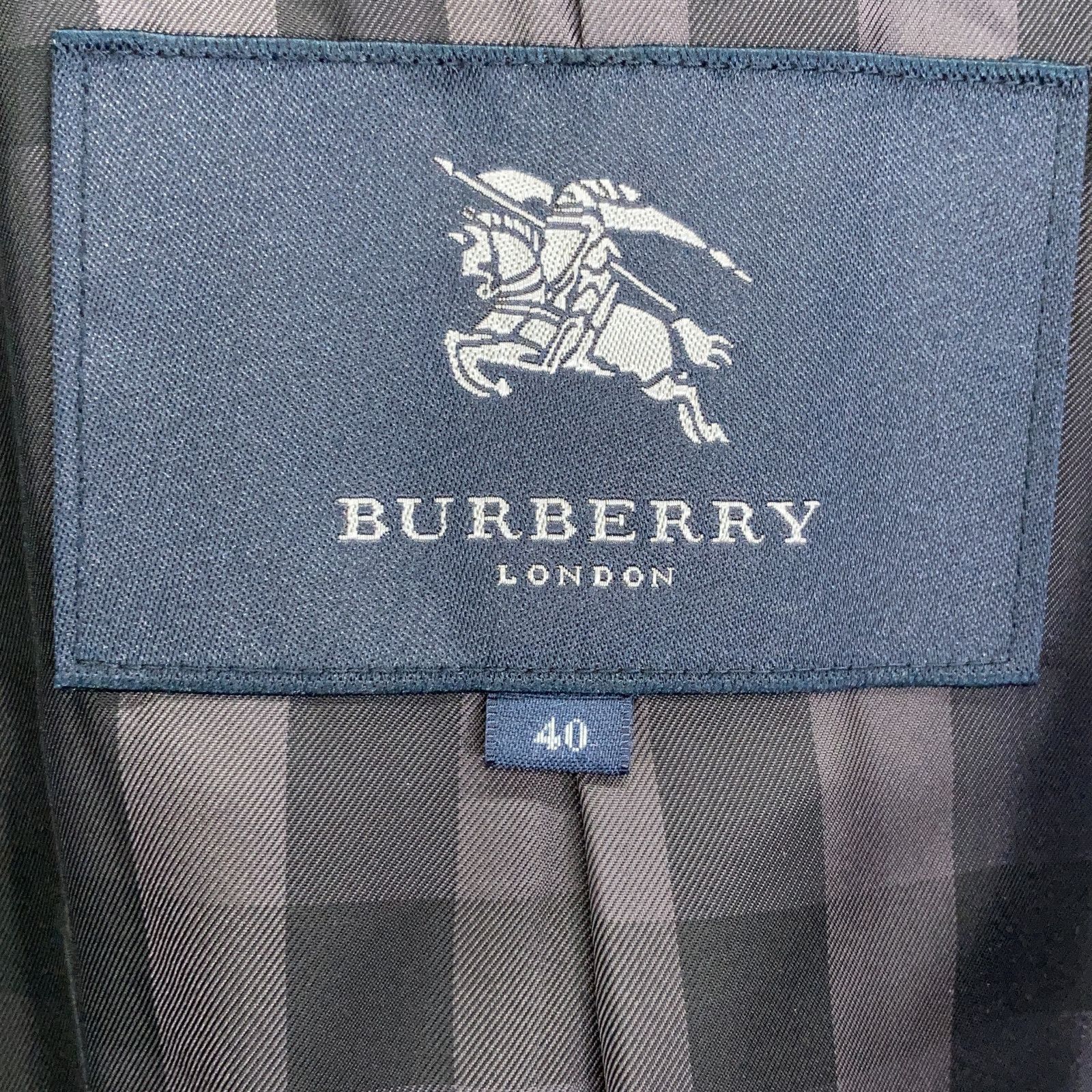 BURBERRY バーバリー ブラック FN050-941-09 アンゴラ×ウール ストームコート 40 BURBERRY バーバリー ブラック FN050-941-09 アンゴラ×ウール ストームコート 40