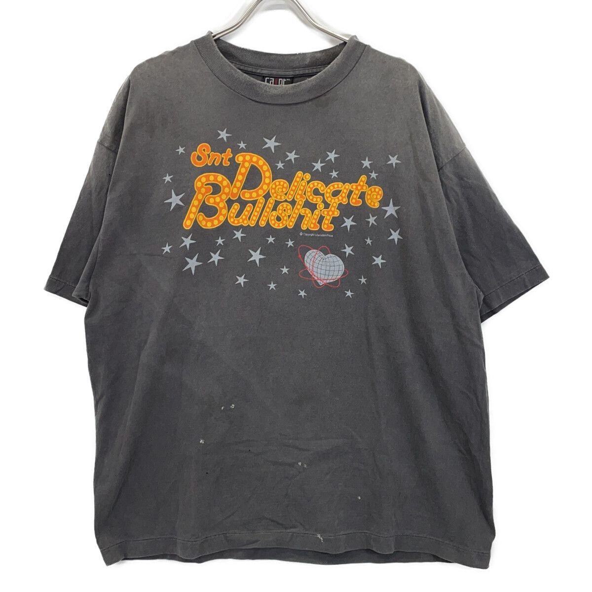 SAINT MICHAEL セントマイケル グレー SM-HR3-0000-003 DELICATE BULLSHIT SS TEE Tシャツ XL SAINT MICHAEL セントマイケル グレー SM-HR3-0000-003 DELICATE BULLSHIT SS TEE Tシャツ XL