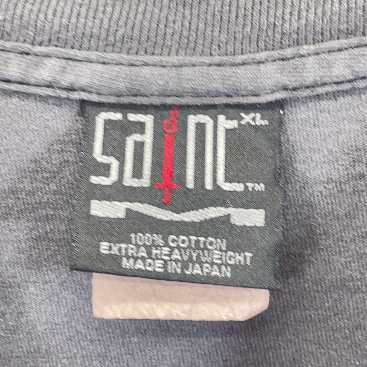 SAINT MICHAEL セントマイケル グレー SM-HR3-0000-003 DELICATE BULLSHIT SS TEE Tシャツ XL SAINT MICHAEL セントマイケル グレー SM-HR3-0000-003 DELICATE BULLSHIT SS TEE Tシャツ XL