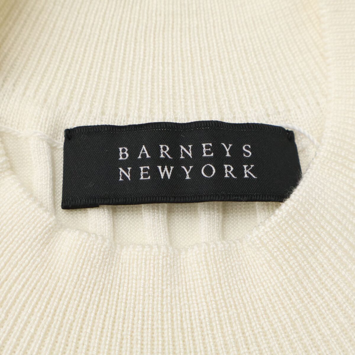 BARNEYS NEWYORK バーニーズニューヨーク 【新品同様】2198611 シルク混 ウォッシャブルリブニットプルオーバー F BARNEYS NEWYORK バーニーズニューヨーク 【新品同様】2198611 シルク混 ウォッシャブルリブニットプルオーバー F