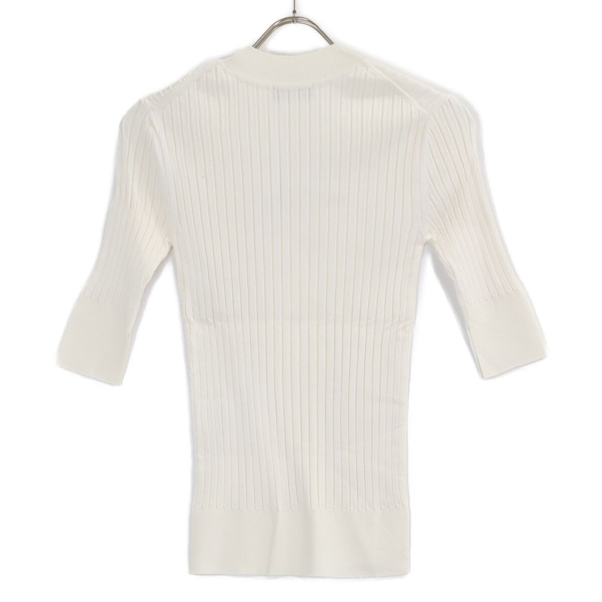BARNEYS NEWYORK バーニーズニューヨーク 【新品同様】2198611 シルク混 ウォッシャブルリブニットプルオーバー F BARNEYS NEWYORK バーニーズニューヨーク 【新品同様】2198611 シルク混 ウォッシャブルリブニットプルオーバー F