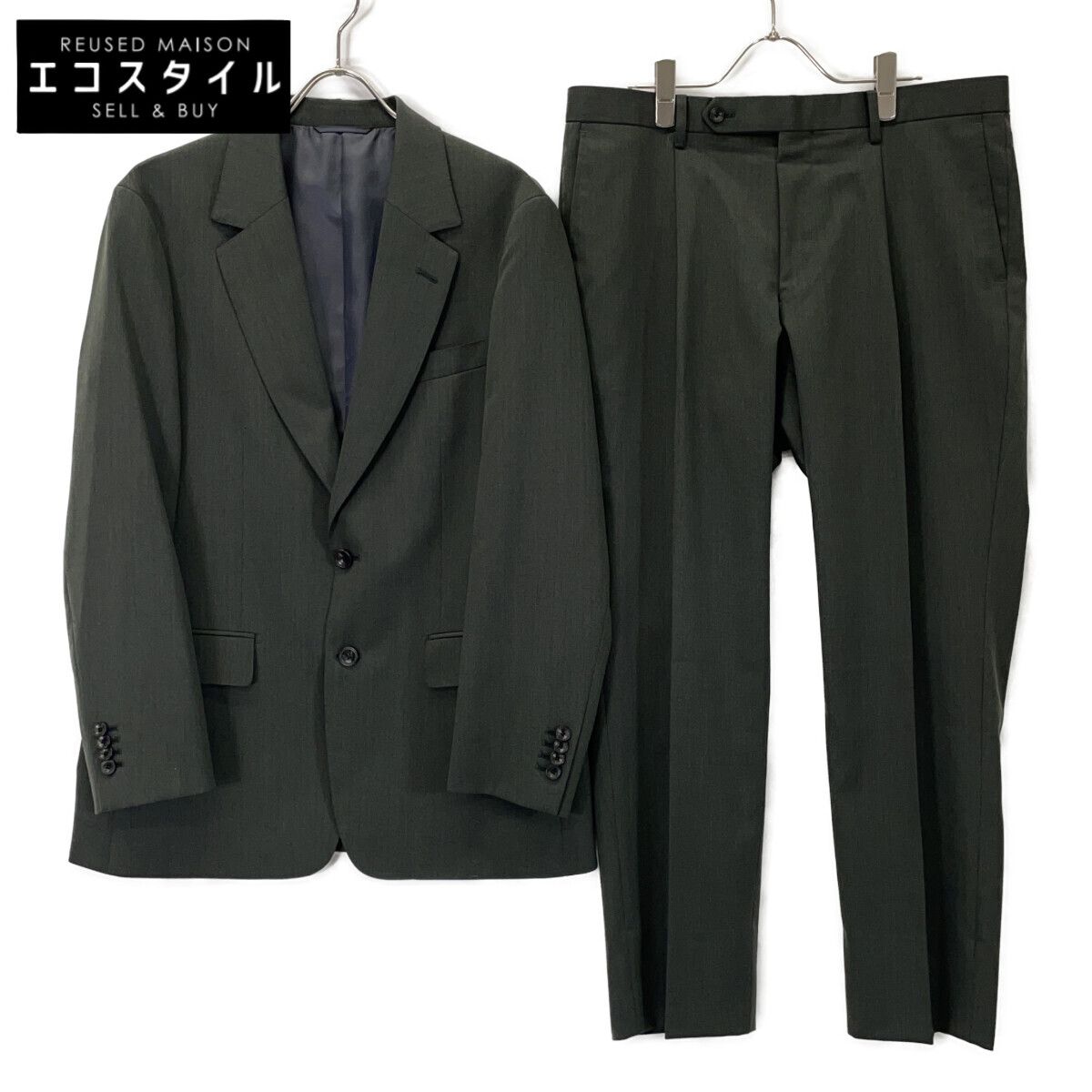 MORLES　モアレス　MOJK5105 カーキ シングル2ボタンジャケット　L