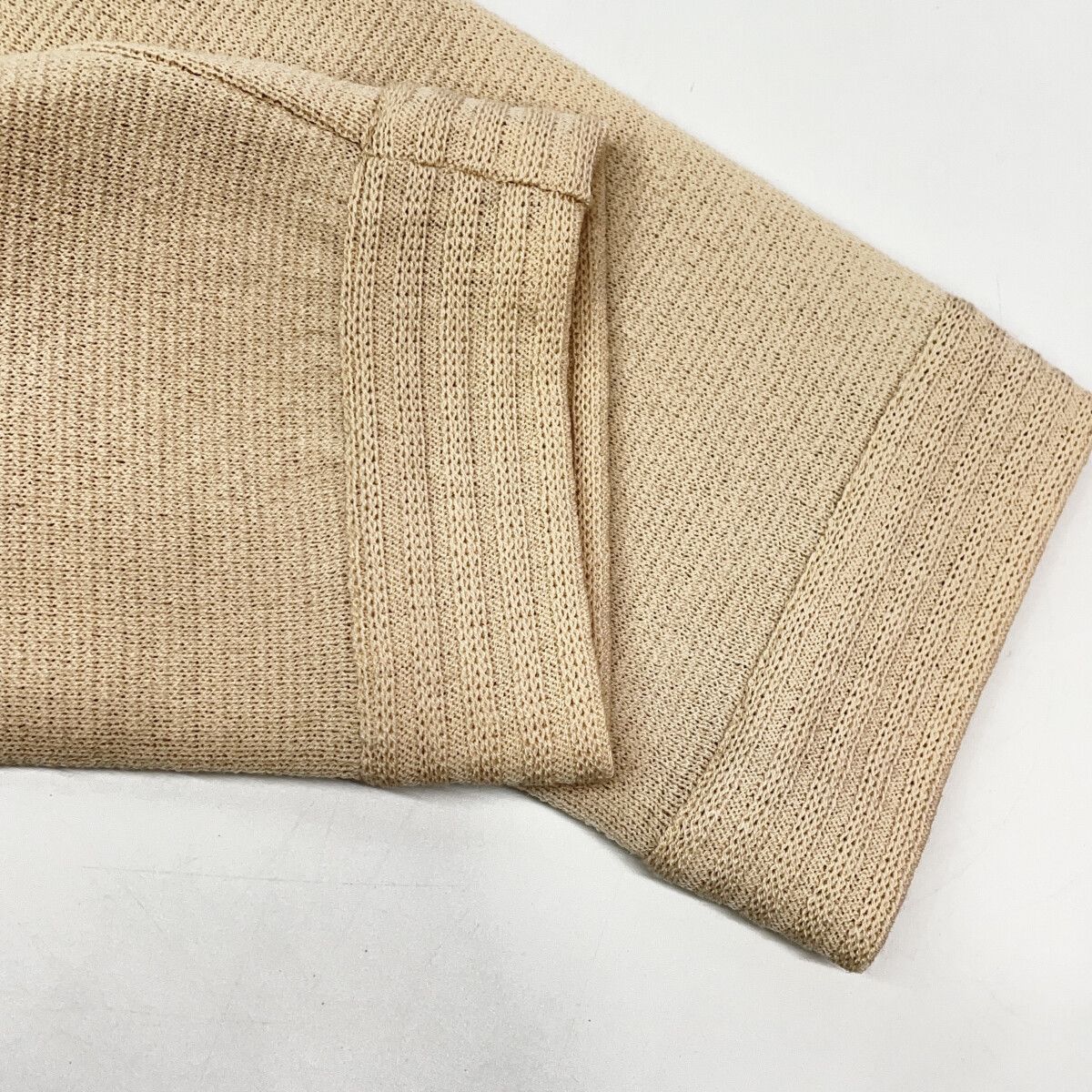MISSONI　ミッソーニ　ベージュ ウール 1B ジャケット　42