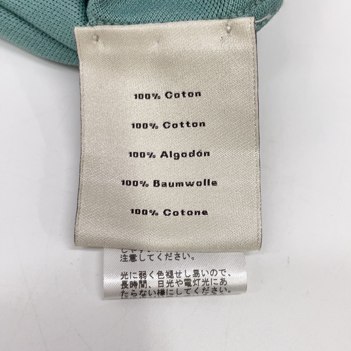 HERMES エルメス ライトブルー H刺繍 半袖Tシャツ XS HERMES エルメス ライトブルー H刺繍 半袖Tシャツ XS