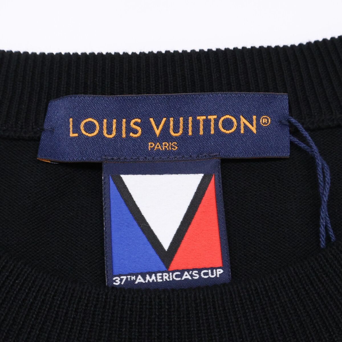 LOUIS VUITTON ルイヴィトン 【新品同様/国内正規/24AW】RM242MH OY8 HRN57W Embellished Short-Sleeved Cotton Crewneck 37thアメリカズカップ 半袖ニットセーター/ XL LOUIS VUITTON ルイヴィトン 【新品同様/国内正規/24AW】RM242MH OY8 HRN57W Embellished Short-Sleeved Cotton Crewneck 37thアメリカズカップ 半袖ニットセーター/ XL