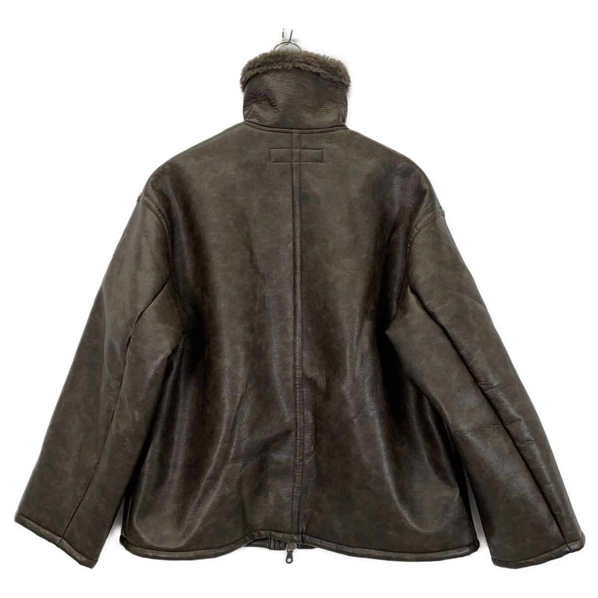 JOURNAL STANDARD　ジャーナルスタンダード　24年製 ブラウン フェイクレザーボアブルゾン　F