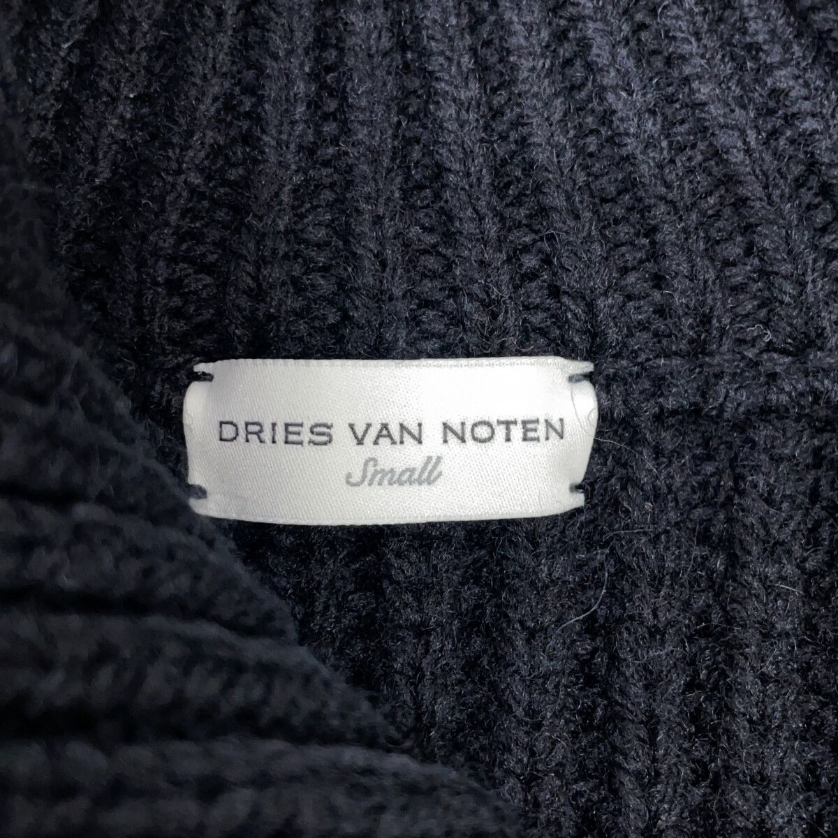 DRIES VAN NOTEN ドリスヴァンノッテン 24AW ブラック MONTY BIS 2707 M.K.SWEATER ドライバーズニット S DRIES VAN NOTEN ドリスヴァンノッテン 24AW ブラック MONTY BIS 2707 M.K.SWEATER ドライバーズニット S