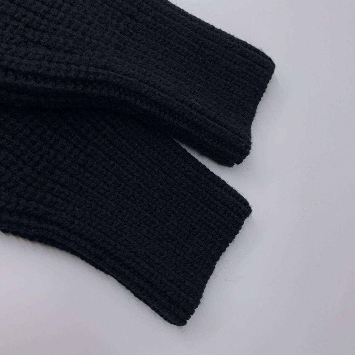 DRIES VAN NOTEN ドリスヴァンノッテン 24AW ブラック MONTY BIS 2707 M.K.SWEATER ドライバーズニット S DRIES VAN NOTEN ドリスヴァンノッテン 24AW ブラック MONTY BIS 2707 M.K.SWEATER ドライバーズニット S