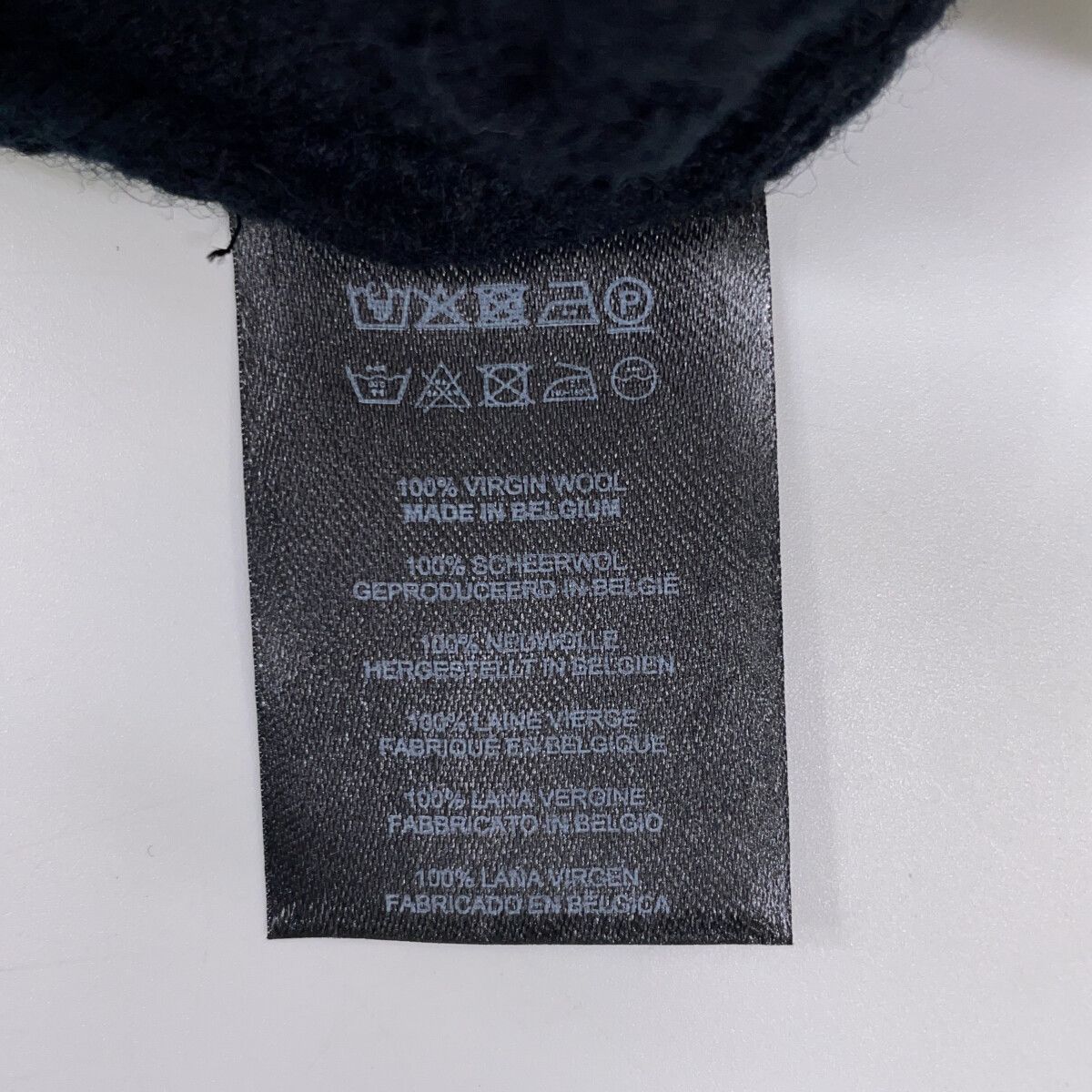 DRIES VAN NOTEN ドリスヴァンノッテン 24AW ブラック MONTY BIS 2707 M.K.SWEATER ドライバーズニット S DRIES VAN NOTEN ドリスヴァンノッテン 24AW ブラック MONTY BIS 2707 M.K.SWEATER ドライバーズニット S