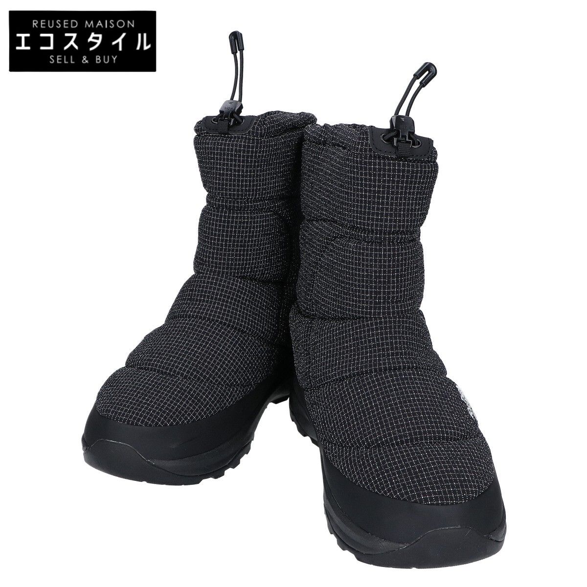 THE NORTH FACE　ノースフェイス　美品 NF52470 ブラックxブラック ウォータープルーフ VII ダイニーマ ヌプシブーティ　28cm 11,498円