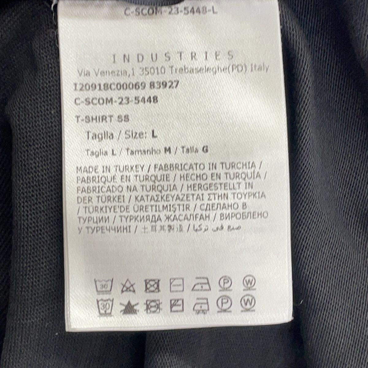 MONCLER モンクレール 国内正規 23年 I20918C00069 ブラック ロゴワッペン 半袖Tシャツ L MONCLER モンクレール 国内正規 23年 I20918C00069 ブラック ロゴワッペン 半袖Tシャツ L