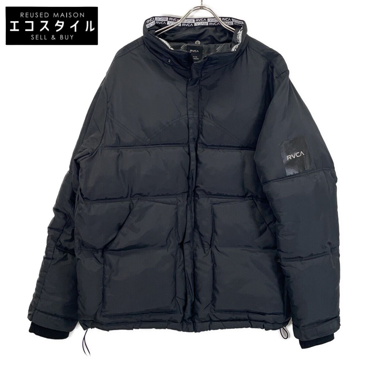 RVCA　ルーカ　BB042767 ブラック PUFFER ジャケット　S