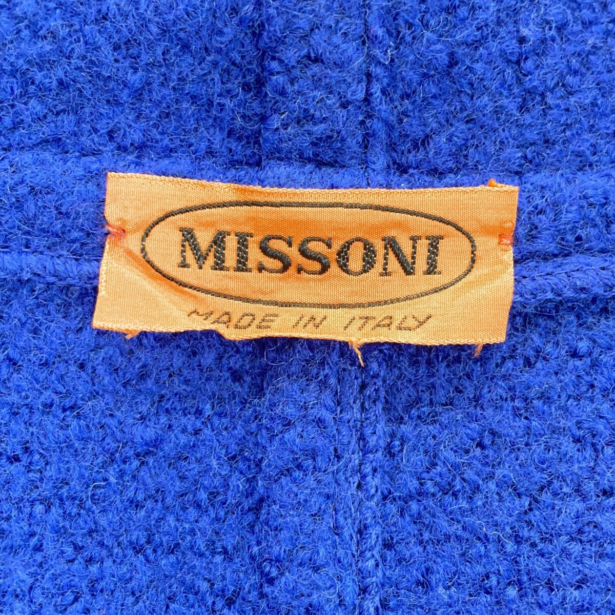 MISSONI　ミッソーニ　ブルー ウール コート　42