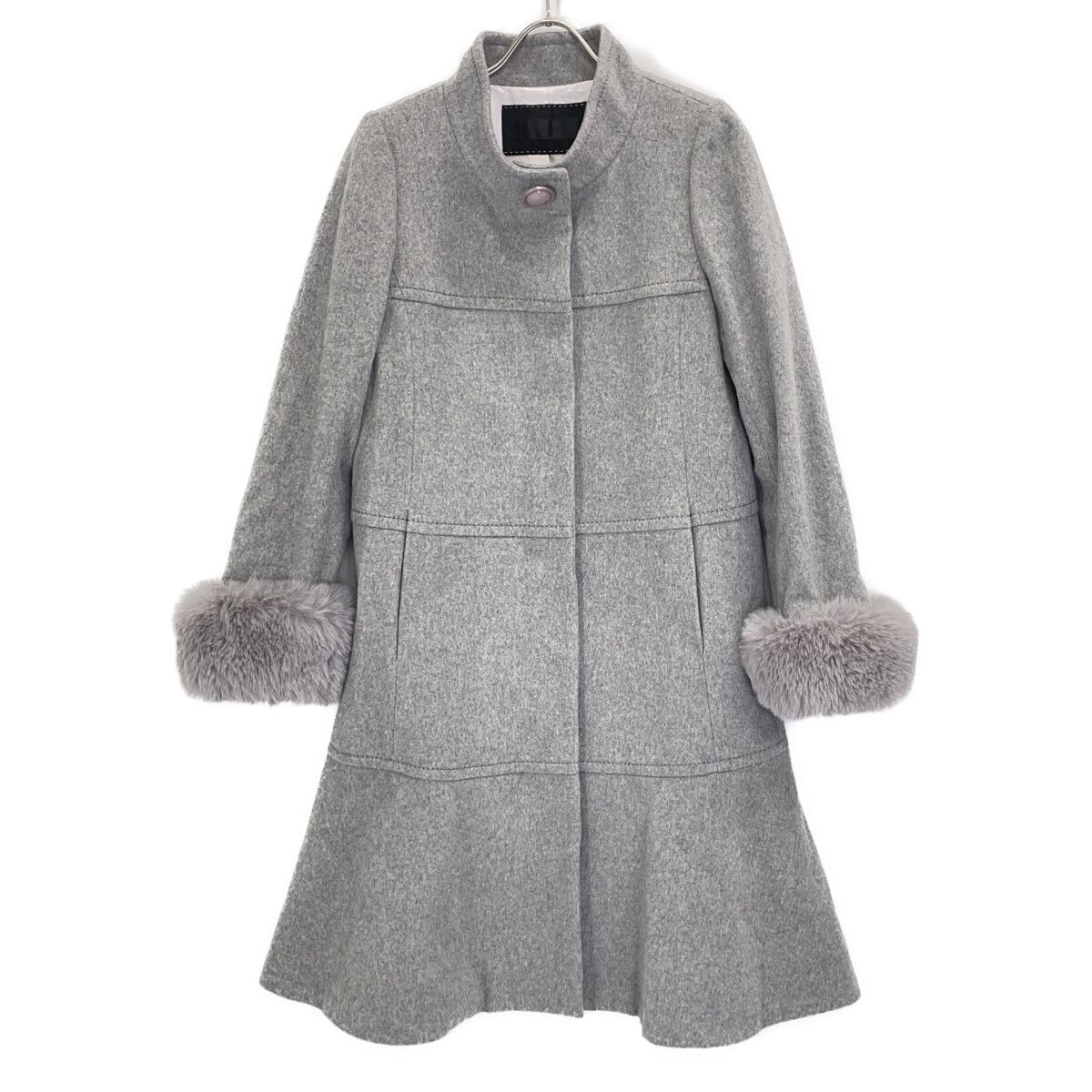 TO BE CHIC トゥービーシック W5B02434 ウールビーバー スタンドアウェーカラー 40 TO BE CHIC トゥービーシック W5B02434 ウールビーバー スタンドアウェーカラー 40