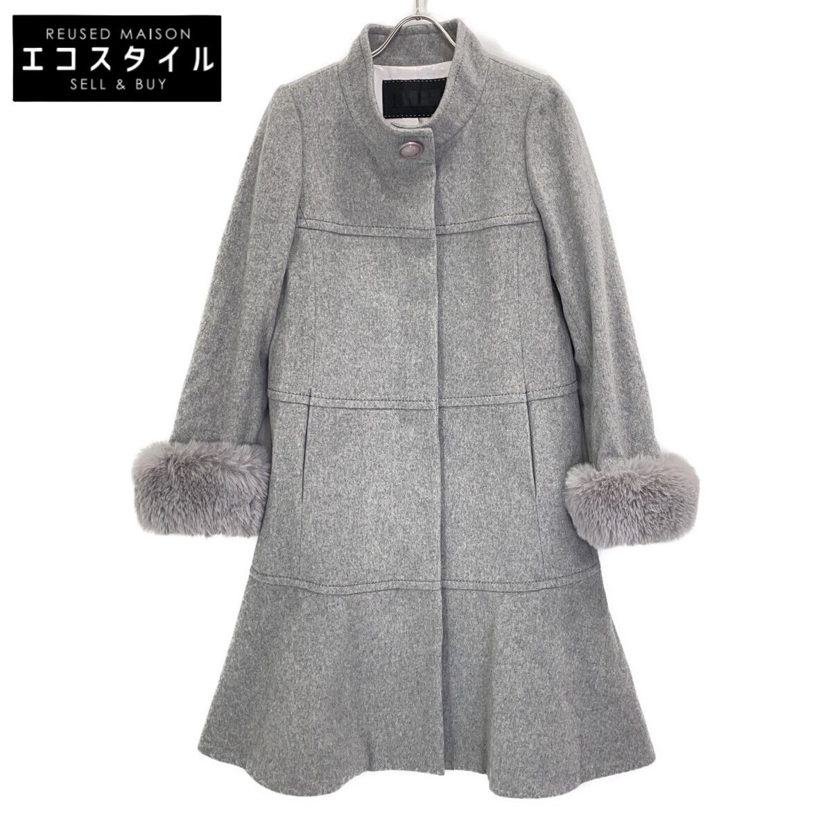 TO BE CHIC　トゥービーシック　W5B02434 ウールビーバー スタンドアウェーカラー　40