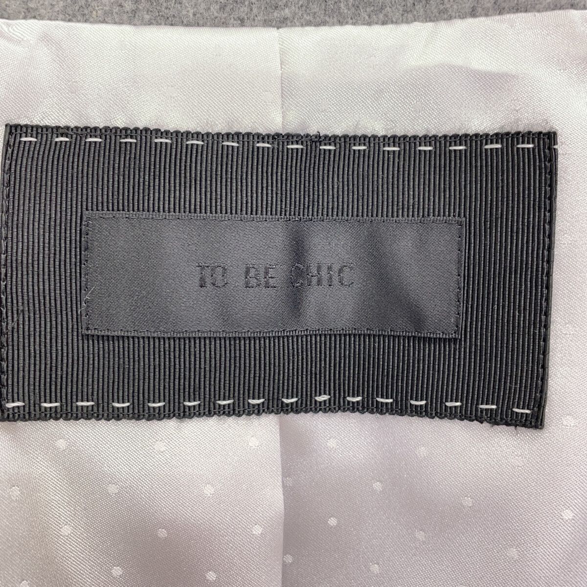TO BE CHIC トゥービーシック W5B02434 ウールビーバー スタンドアウェーカラー 40 TO BE CHIC トゥービーシック W5B02434 ウールビーバー スタンドアウェーカラー 40